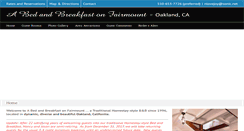 Desktop Screenshot of abedandbreakfastonfairmount.com